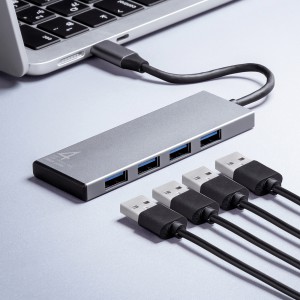 USB 10Gbps対応薄型アルミタイプのUSB Type-Cハブを発売