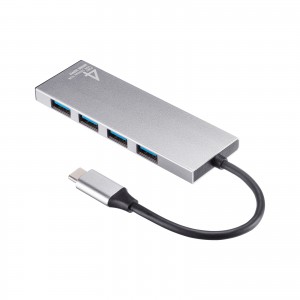 USB-10TC13SV / USB 10Gbps Type-C ハブ（USB A×4ポート）