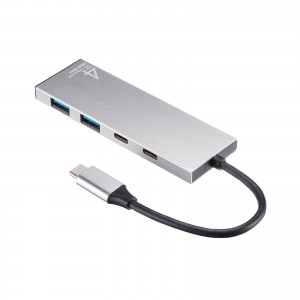 USB-10TC14SV / USB 10Gbps Type-C ハブ(USB Type-C×2ポート・USB A×2ポート)