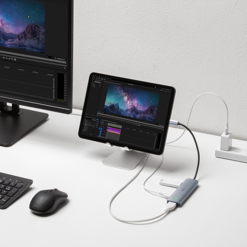 USB-10TCHPS39S / HDMIポート付 USB 10Gbps Type-Cハブ（8K対応）