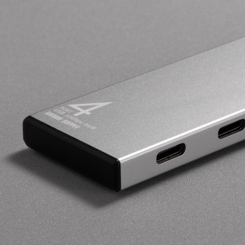 USB-10TCP38SV / USB 10Gbps Type-C ハブ(4ポート)