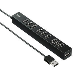 USB-2H1001BK / USB2.0ハブ(10ポート)