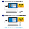 USB-2H201BK / Android専用USBハブ（ブラック）