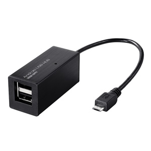 USB-2H201BK / Android専用USBハブ(ブラック)