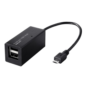 USB-2H201BK / Android専用USBハブ（ブラック）