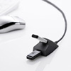 USB-2H215BK 手元延長用2ポートUSB2.0ハブ(ブラック) USB-2H215BK / 手元延長用2ポートUSB2.0ハブ(ブラック)