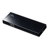USB-2H401BKN 磁石付きスリム4ポートUSB2.0ハブ USB-2H401BKN / 磁石付きスリム4ポートUSB2.0ハブ