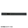 USB-2H401BK 磁石付スリム4ポートUSB2.0ハブ(ブラック) USB-2H401BK / 磁石付スリム4ポートUSB2.0ハブ(ブラック)