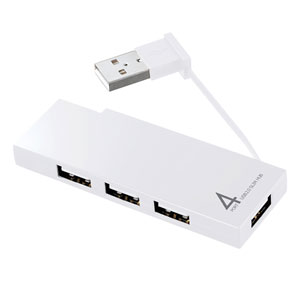 USB-2H416W / USB2.0ハブ (4ポート・ホワイト)