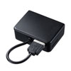 USB-2HC319BK カードリーダー付きUSB2.0ハブ(ブラック) USB-2HC319BK / カードリーダー付きUSB2.0ハブ(ブラック)