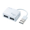 USB-2HC319W / カードリーダー付きUSB2.0ハブ（ホワイト）