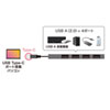 USB-2TCH23SN USB Type-C USB2.0 4ポート スリムハブ USB-2TCH23SN / USB Type-C USB2.0 4ポート スリムハブ