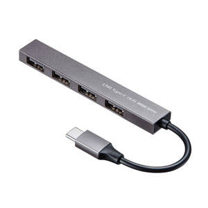 USB-2TCH23SN / USB Type-C USB2.0　4ポート スリムハブ