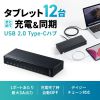 USB-2THCS12N / USB2.0 Type-C 12ポートハブ
