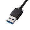 USB-3H322BKN USB3.2 Gen1 ハブ付き ギガビットLANアダプタ USB-3H322BKN / USB3.2 Gen1 ハブ付き ギガビットLANアダプタ