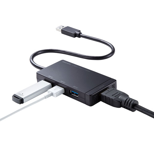 USB-3H332BK / USBハブ（USB3.2 Gen1・HDMI）