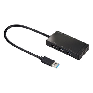 USB-3H332BK / USBハブ(USB3.2 Gen1・HDMI)
