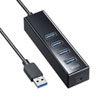 USB-3H405BKN 磁石付USB3.2 Gen1 4ポートハブ USB-3H405BKN / 磁石付USB3.2 Gen1 4ポートハブ