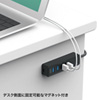 USB-3H405BK 磁石付USB3.0 4ポートハブ USB-3H405BK / 磁石付USB3.0 4ポートハブ