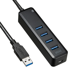 USB-3H405BK / 磁石付USB3.0 4ポートハブ
