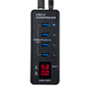 USB-3H411BK / USB電圧＆電流計付きUSB3.0ハブ