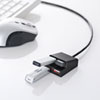 USB-3H413BKN USB3.2Gen1+USB2.0コンボハブ USB-3H413BKN / USB3.2Gen1+USB2.0コンボハブ