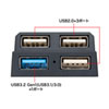 USB-3H413BKN USB3.2Gen1+USB2.0コンボハブ USB-3H413BKN / USB3.2Gen1+USB2.0コンボハブ