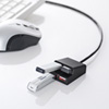 USB-3H413BK USB3.0+USB2.0コンボハブ(ブラック) USB-3H413BK / USB3.0+USB2.0コンボハブ(ブラック)