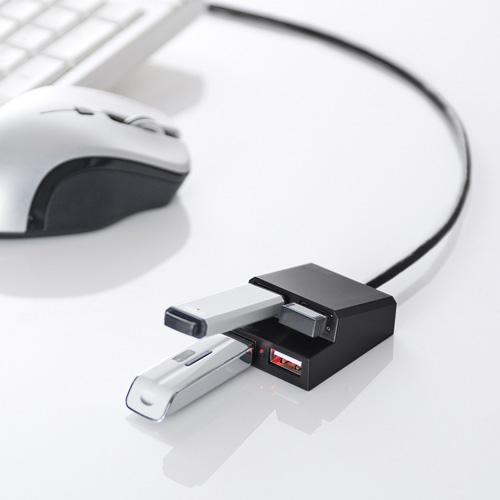 USB-3H413BK / USB3.0+USB2.0コンボハブ（ブラック）