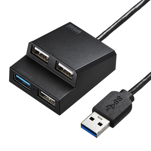 USB-3H413BK / USB3.0+USB2.0コンボハブ(ブラック)
