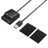 USB-3H413BK USB3.0+USB2.0コンボハブ(ブラック) USB-3H413BK / USB3.0+USB2.0コンボハブ(ブラック)
