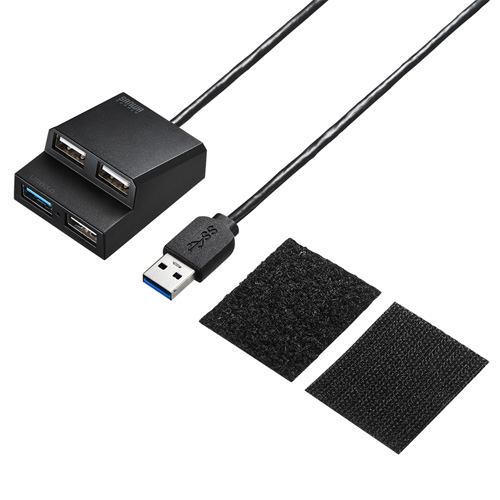 USB-3H413BK / USB3.0+USB2.0コンボハブ（ブラック）