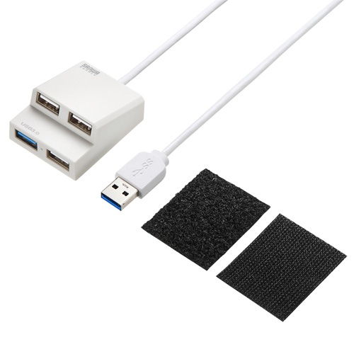 USB-3H413W / USB3.0+USB2.0コンボハブ（ホワイト）