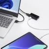 USB-3H417BKN / USB3.2 Gen1 4ポートハブ（4ポート・バスパワー）