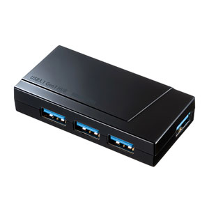 USB-3H417BK / USB 3.2 Gen1ハブ（4ポート・バスパワー）