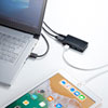 USB-3H418BK USB 3.2 Gen1ハブ(4ポート・セルフ/バスパワー両用) USB-3H418BK / USB 3.2 Gen1ハブ(4ポート・セルフ/バスパワー両用)