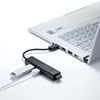 USB-3H421BK USB3.1 Gen1+USB2.0コンボハブ USB-3H421BK / USB3.1 Gen1+USB2.0コンボハブ