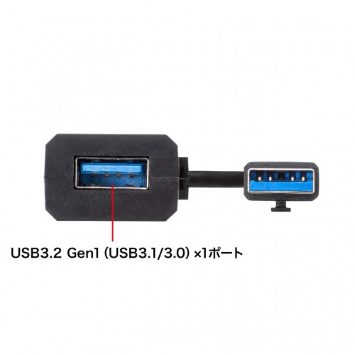 USB-3H421BK / USB3.1 Gen1+USB2.0コンボハブ