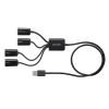 USB-3H436BK USB3.2 Gen1+USB2.0 コンボハブ(4ポート) USB-3H436BK / USB3.2 Gen1+USB2.0 コンボハブ(4ポート)