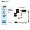 USB-3H436BK / USB3.2 Gen1+USB2.0 コンボハブ（4ポート）