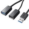 USB-3H436BK / USB3.2 Gen1+USB2.0 コンボハブ（4ポート）