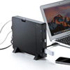 USB-3H705BK ケーブル収納BOX付き7ポートUSB3.0ハブ USB-3H705BK / ケーブル収納BOX付き7ポートUSB3.0ハブ