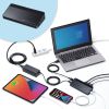 USB-3H706BK USB3.2Gen1 7ポートハブ USB-3H706BK / USB3.2Gen1 7ポートハブ