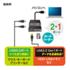 USB-3HC315BKN USB3.2Gen1+USB2.0コンボハブ カードリーダー付き USB-3HC315BKN / USB3.2Gen1+USB2.0コンボハブ カードリーダー付き