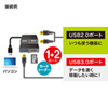 USB-3HC315BK / USB3.0+USB2.0コンボハブ　カードリーダー付き（ブラック）