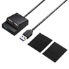 USB-3HC315BK / USB3.0+USB2.0コンボハブ　カードリーダー付き（ブラック）