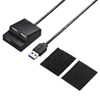 USB-3HC315BK USB3.0+USB2.0コンボハブ カードリーダー付き(ブラック) USB-3HC315BK / USB3.0+USB2.0コンボハブ カードリーダー付き(ブラック)