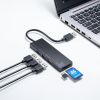 USB-3HC316BKN USB3.1+2.0コンボハブ カードリーダー付き USB-3HC316BKN / USB3.1+2.0コンボハブ カードリーダー付き
