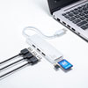 USB-3HC316W / USB3.1＋USB2.0コンボハブ（カードリーダー付き・ホワイト）