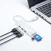 USB-3HC316W / USB3.1＋USB2.0コンボハブ（カードリーダー付き・ホワイト）